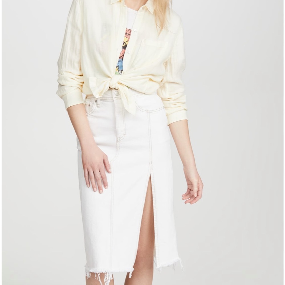 Free People
Mambo Denim Midi Skirt